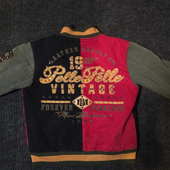 Vintage 00s Pelle Pelle Bomber Jacket. Womans size Small - Picture 3 of 6